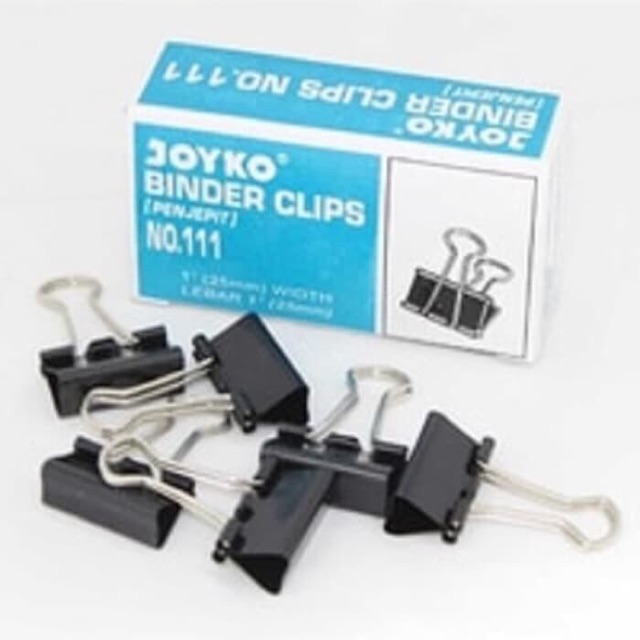

BINDER CLIP 111 JOYKO / V-TECH / PAPER CLIP / KLIP KERTAS JOYKO
