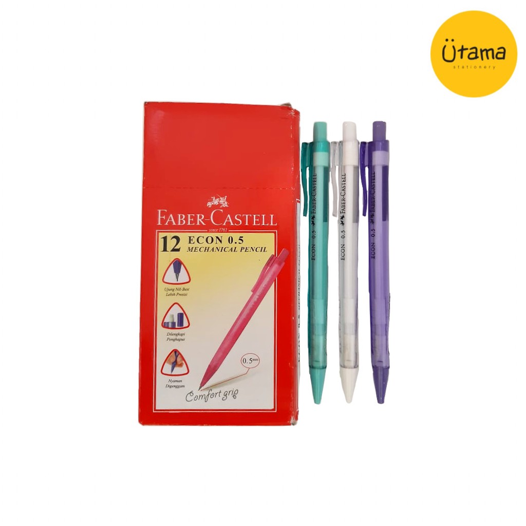 

Pensil Mekanik Faber-Castell Econ (0.5)/Faber Castell/Castel
