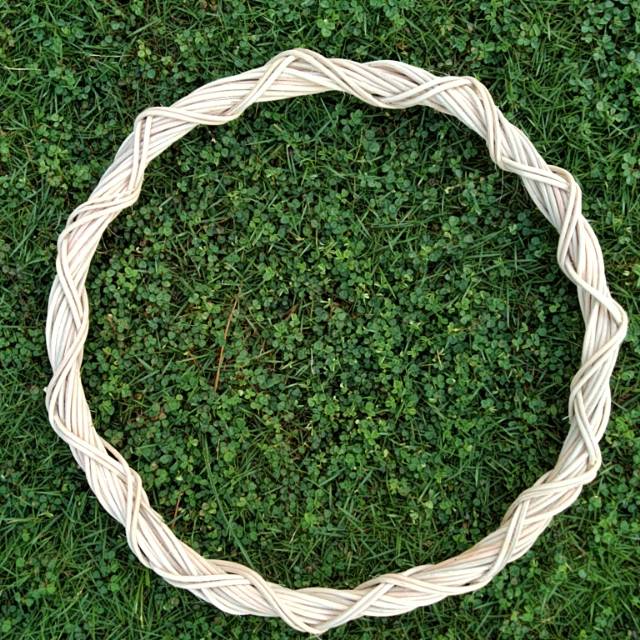 RING ROTAN LINGKARAN ROTAN 30cm MURAH ULIR PUTIH Ring mahar mahar rustic ring rotan hantaran ring ro