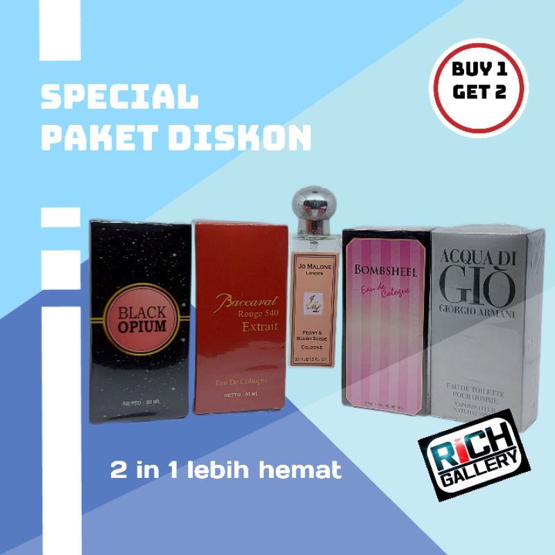 Parfum Paket Special Rich 2 in 1 Lebih Hemat