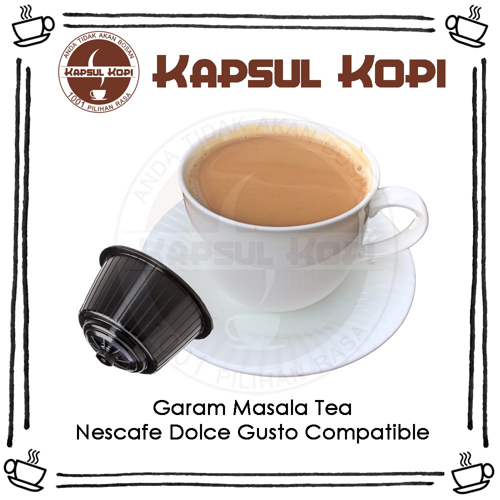 

Ecer Garam Masala Tea KapsulKopi Impor Dolce Gusto Compatible Coffee Capsule
