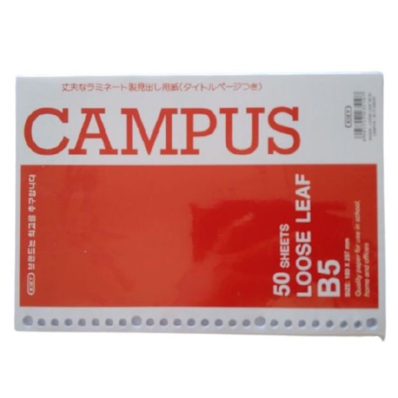 Loose Leaf B5 Kiky isi 50 lembar
