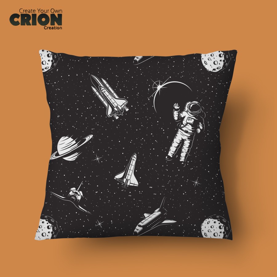 Bantal Space Series - Hadiah/Kado/Souvenir Bisa Custom Nama - By Crion