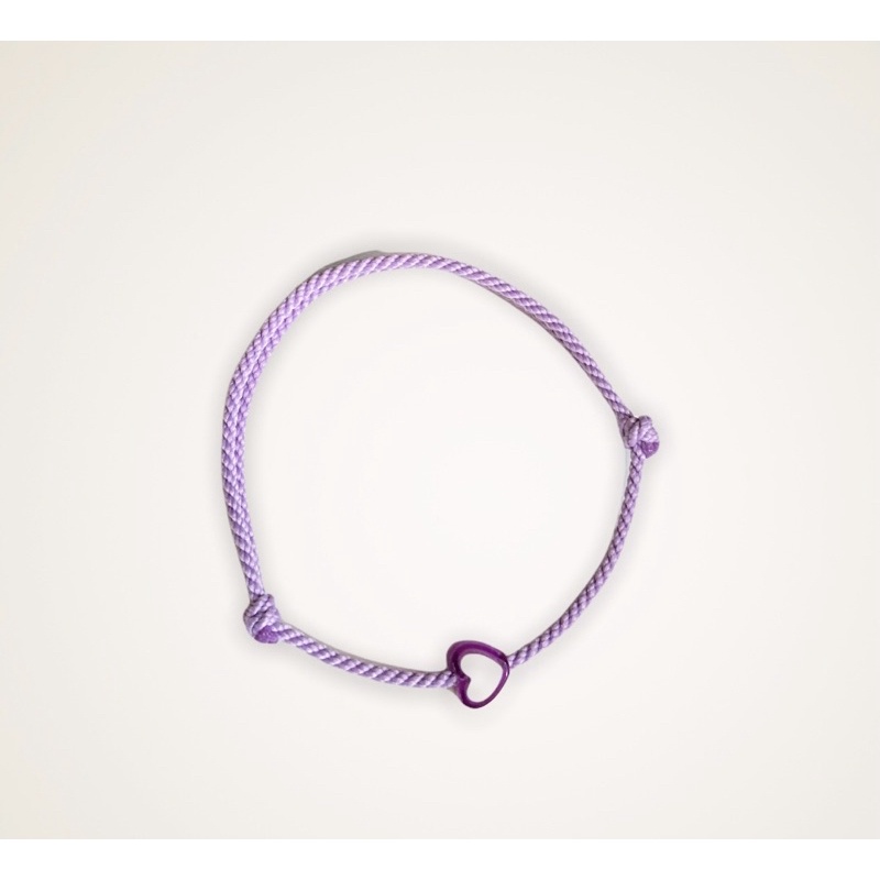 gelang love lilac - gelang simple