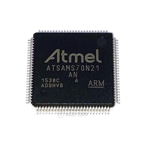 Chip Microcontroller ATSAMS70N21A-AN LQFP-100 2MB 3.3V