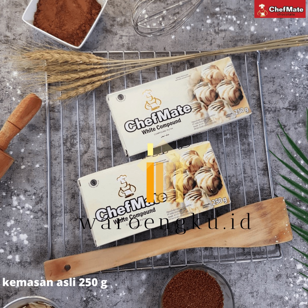 

Chefmate White cooking chocolate 250gr / coklat compound putih