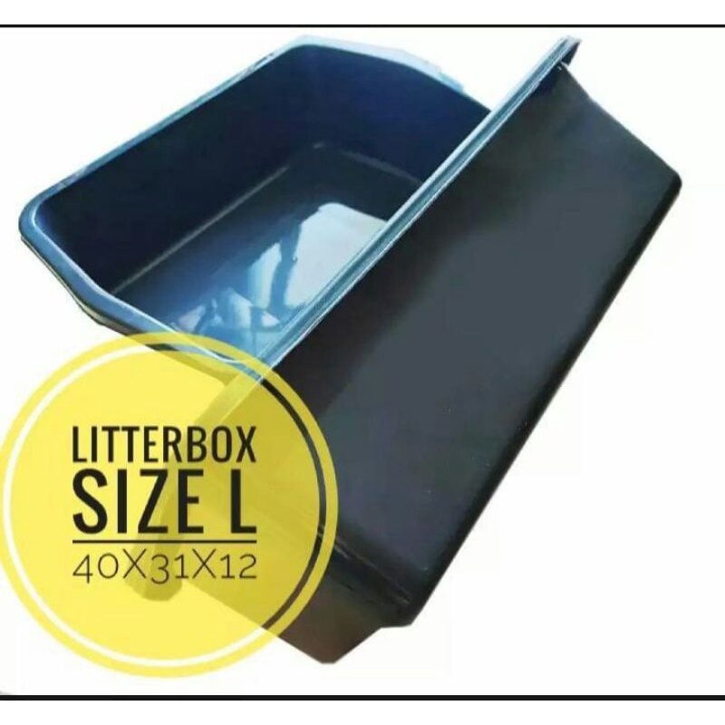 Litter Box L/Bak pasir/tempat Bak Toilet Pasir kucing