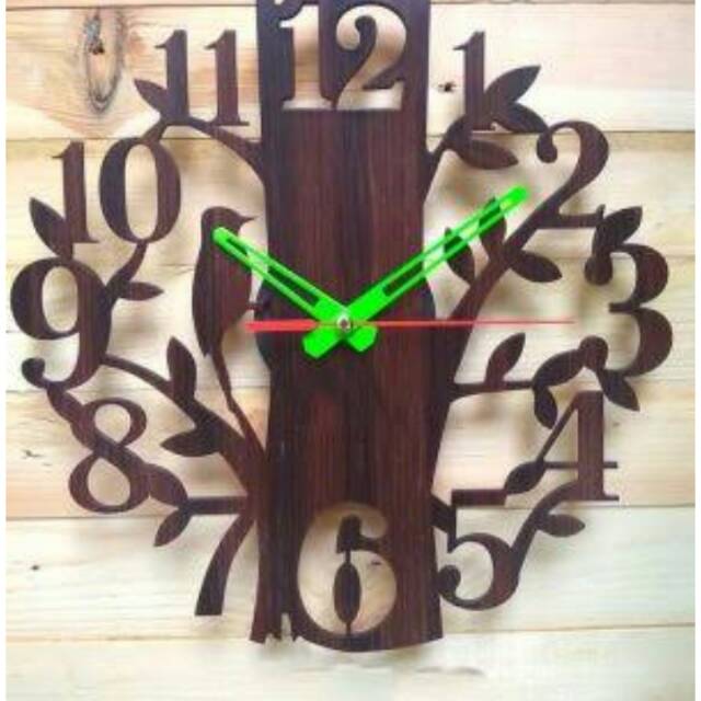 jam dinding/jam kayu/jam dinding unik