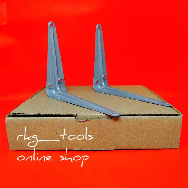 Siku Rak Besi L Uk 5x6 Inch l Shelf Bracket l Penyangga Siku Rak Besi L Uk 5x6 Inch l Shelf Bracket l Penyangga