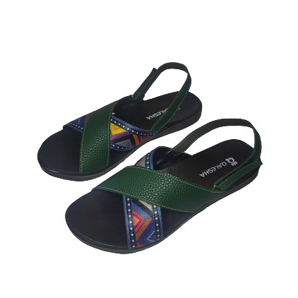 Insyira - Sandal Wanita Melina / Sandal Papirut Wanita Non Slip Alas Hitam / Sandal Wanita Talincang Lisban