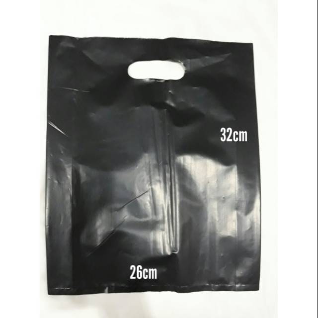Kantong plastik plong / kantong olshop sedang dan besar