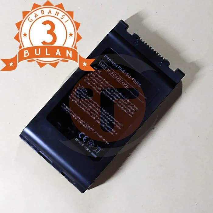 Baterai Toshiba Portege M200 M205 M780 PA3191U (6CELL) OEM Black