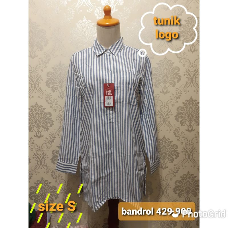 tunik logo jeans