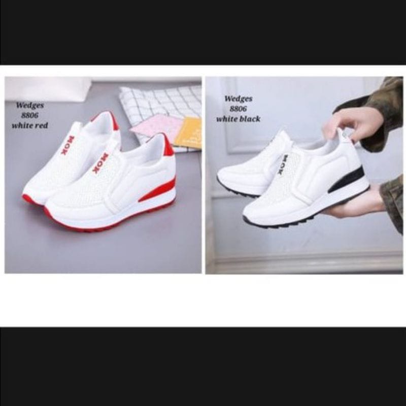 PRABU42 Sepatu slip on wanita MOK terhits sepatu running senam sepatu olahraga terlaris termurah [CO