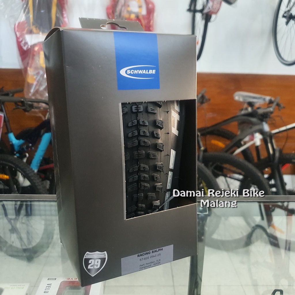 Ban luar Schwalbe Racing Ralph 29x2.25 untuk sepeda MTB 29er 29inch