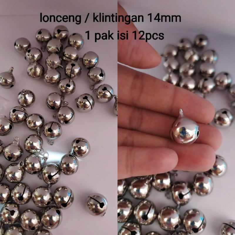 lonceng atau klintingan 6-16mm isi 12pcs