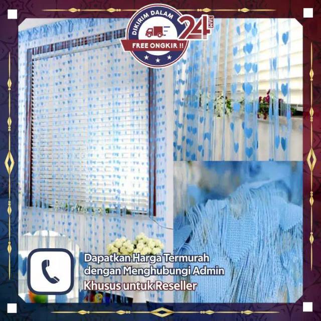 TIRAI BENANG MOTIF LOVE & TIRAI BENANG MOTIF HEART