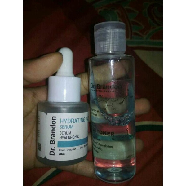 Hydrating serum & hydrating toner Dr.brandon [Preloved]