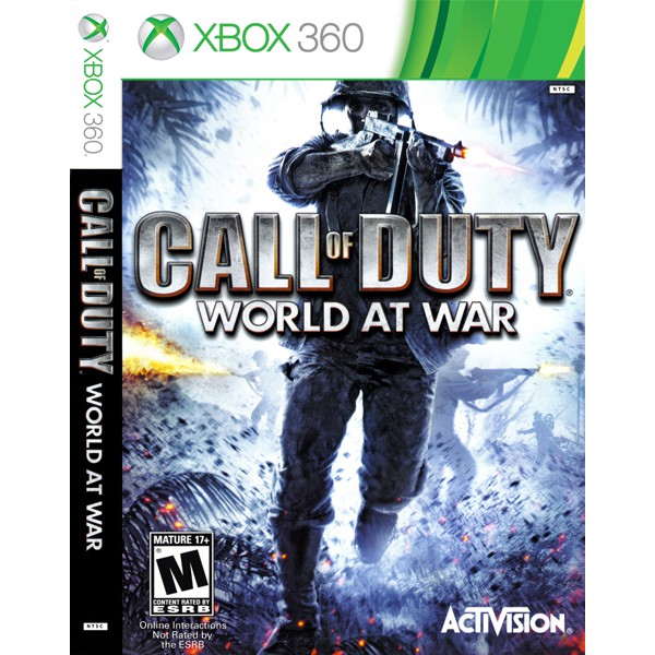 Game Call of Duty World At War XBOX 360 for Jtag/RGH (Game Data DVD Kaset)