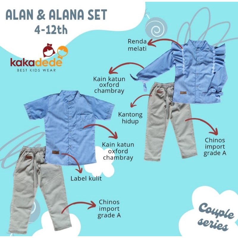 Setelan alan dan alana