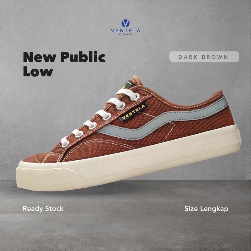 Ventela New Public Low Dark Brown