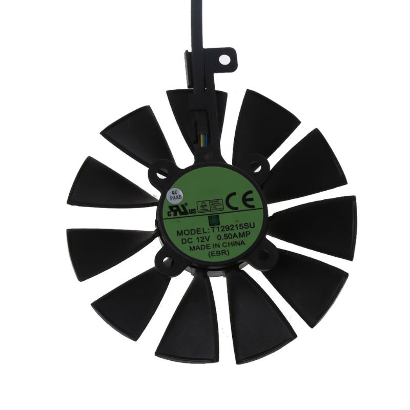 Btsg 88mm T129215Su Kipas Pendingin 4Pin Untuk Gigabyte GTX1060 1070ti RX 470 570 580 Graphics Card Cooler Fan