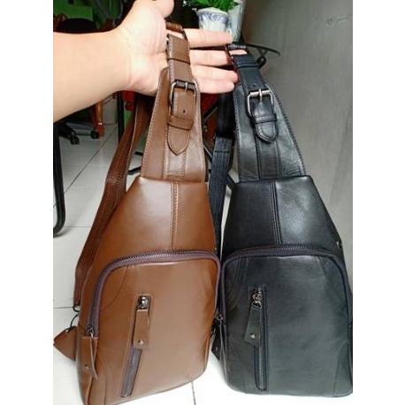 Kulit Pria Garut Ori Asli Bag Pinggang Sling Tas Keren Tsp76817
