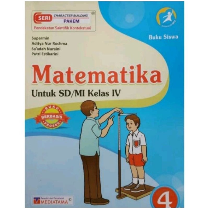 Jual Buku Siswa : Matematika Kelas 4 SD/MI K13 - Mediatama | Shopee ...