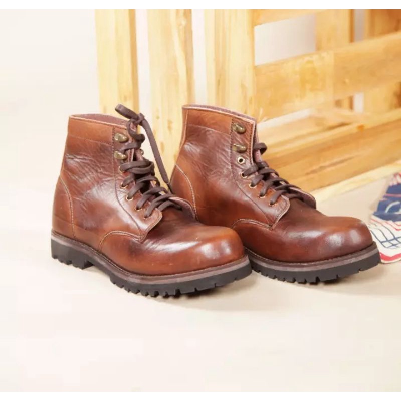 safety boots xrider shoes leather - sepatu boots xrider model redwing shoes