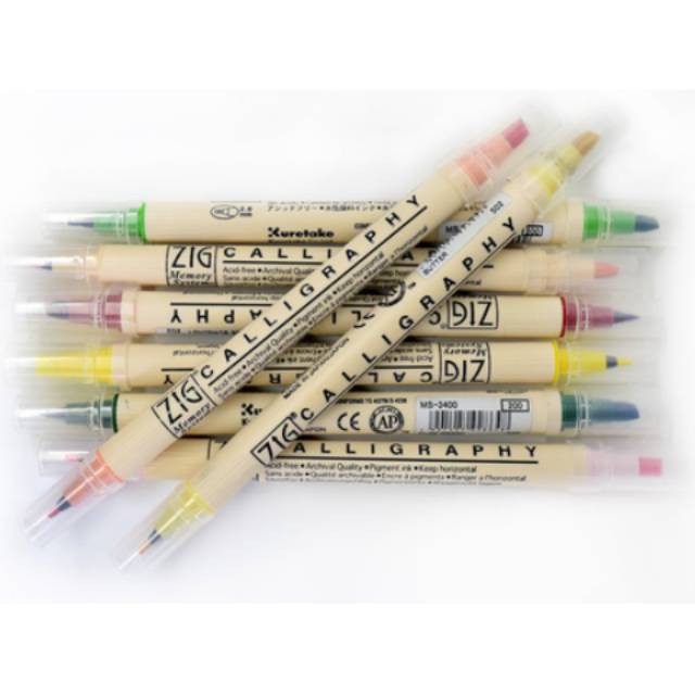 

ZIG KURETAKE MEMORY SYSTEM CALLIGRAPHY MS-3400
