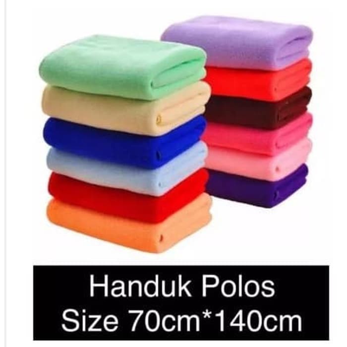 Handuk Polos / Handuk Mandi Murah / Handuk Dewasa 140x70cm