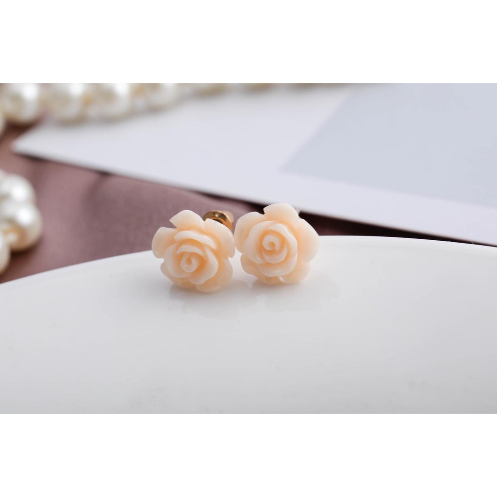 Set anting perempuan 9 pasang bentuk nature flower model korea bagus imut lucu kualitas premium