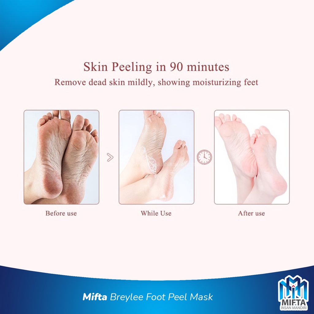 MASKER KAKI BREYLEE / BREYLEE FOOT PEELING MASK EXFOLIATING