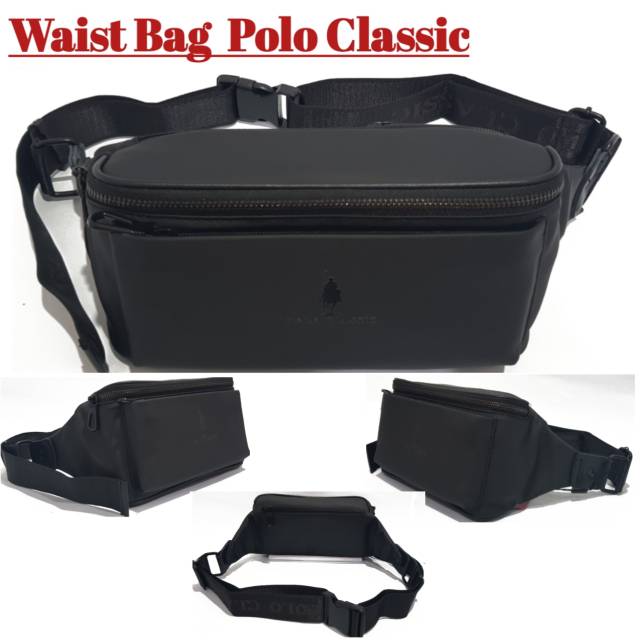 Tas slempang pria/ waist bag polo classic