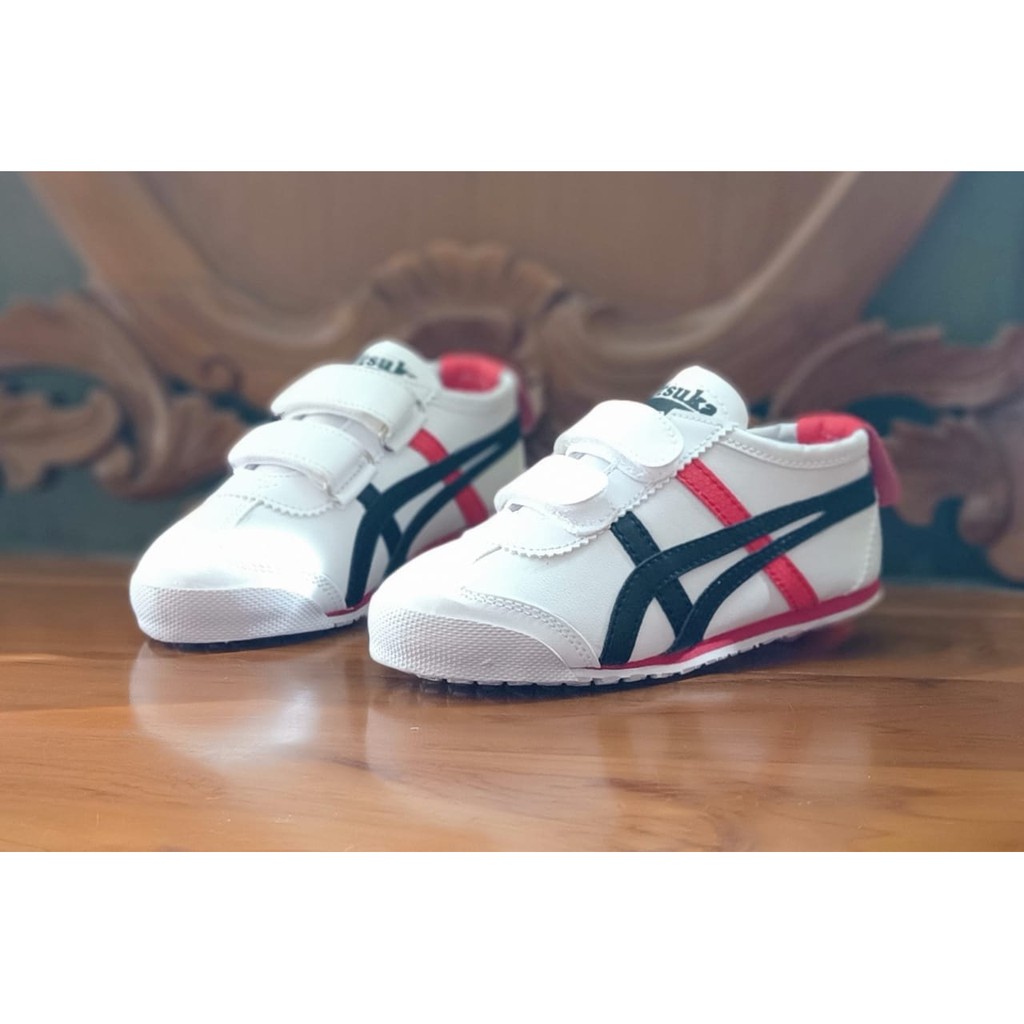 KidsShoes / Sepatu anak ASICS PUTIH LIST HITAM / Sepatu anak sport / Sepatu sneakers