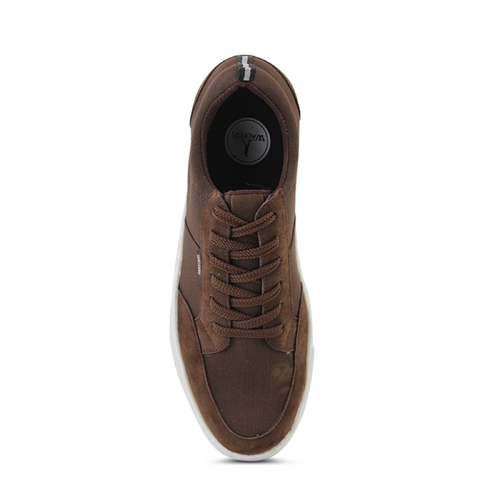 Sepatu Casual Sneakers Pria Walkers Derby Cokelat Kuliah kets sekolah