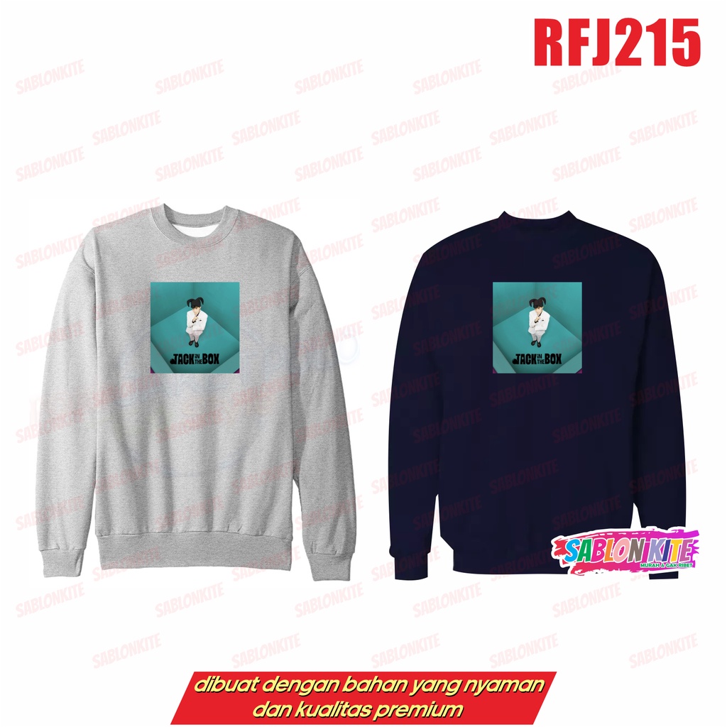 MURAH!!! HOODIE JHOPE RFJ215 JACK IN THE BOX KOTAK JIMIN JUNGKOOK TAEHYUNG