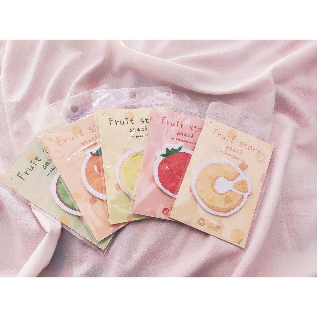 Jual Sticky Notes Fruits Shopee Indonesia