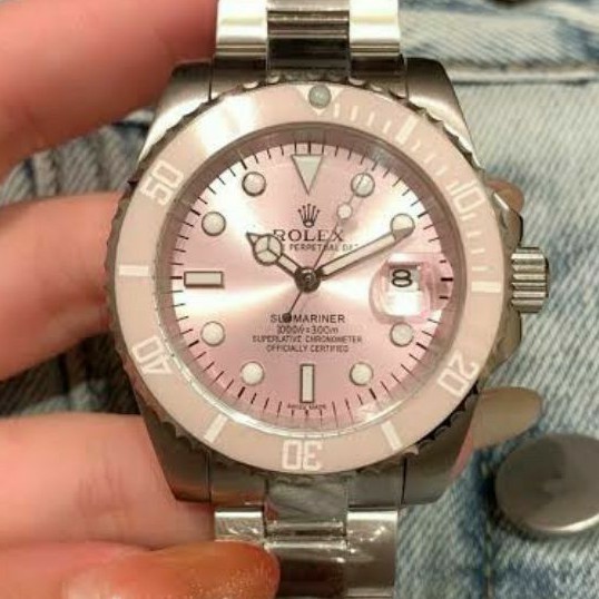 Rolex Submariner Pink Dial for Women
