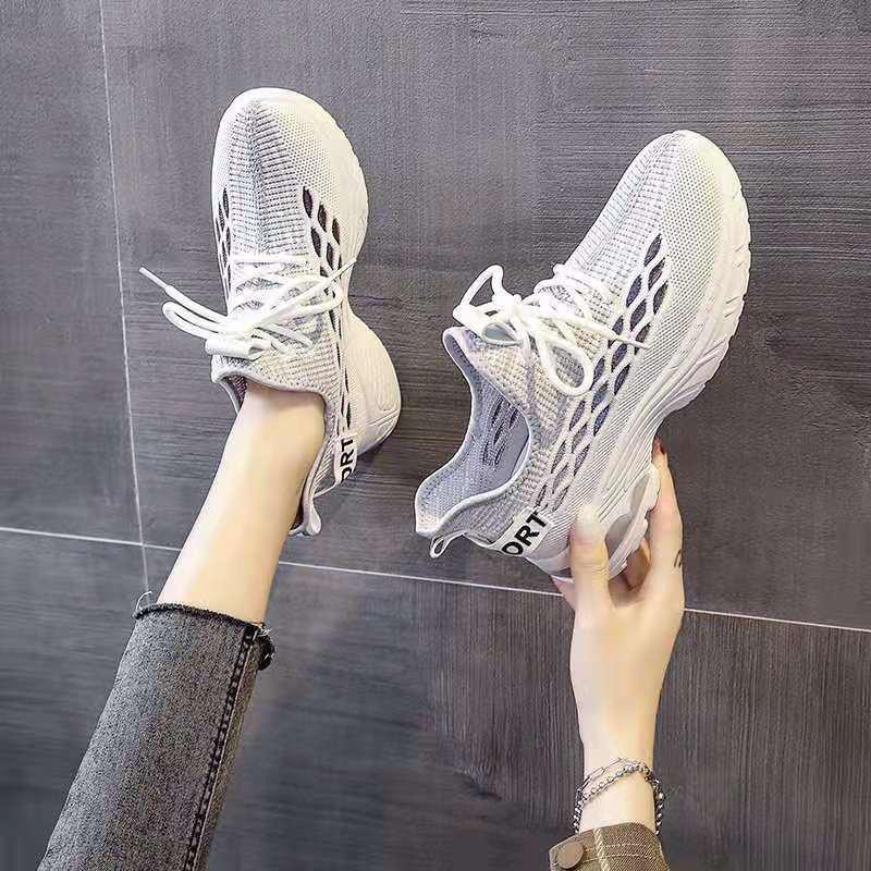 Free Box Sepatu NS3007 sepatu sneakers wanita import  sneakers rajut