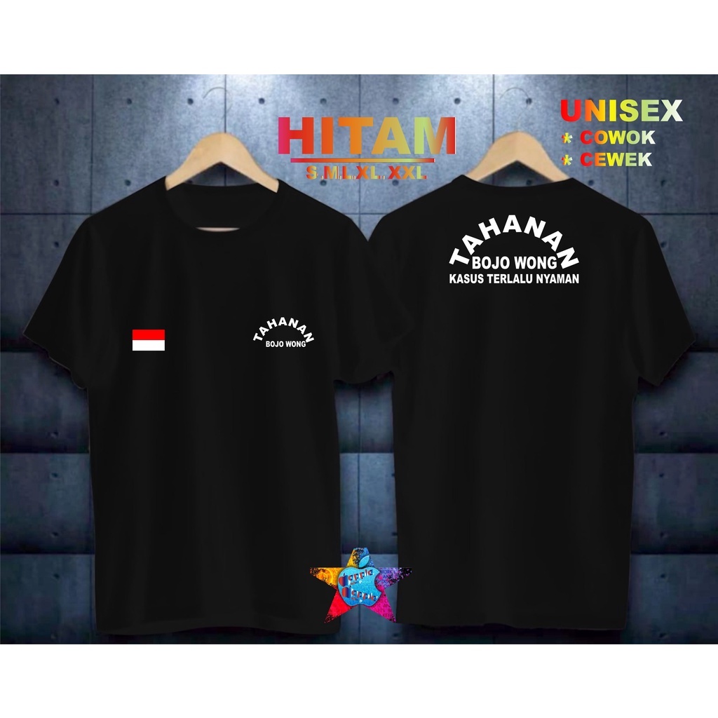 COD/KAOS TAHANAN BOJO WONG bdr   kaos pria kaos terlaris kaos distro murah