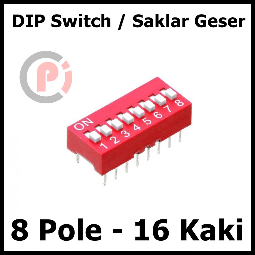 DIP SWITCH 8 Pole saklar geser