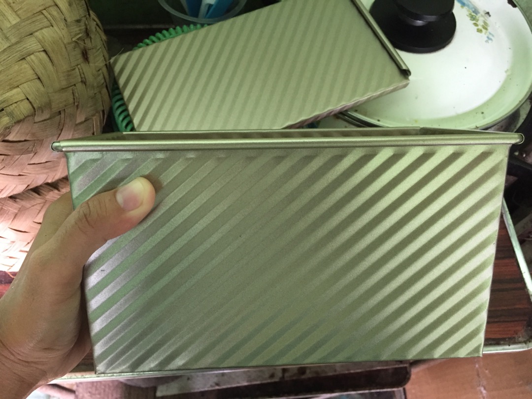 Loyang Roti Tawar Box Dengan Tutup Anti Lengket 450 Gram / Loaf Pan Toast Box / Loyang Roti