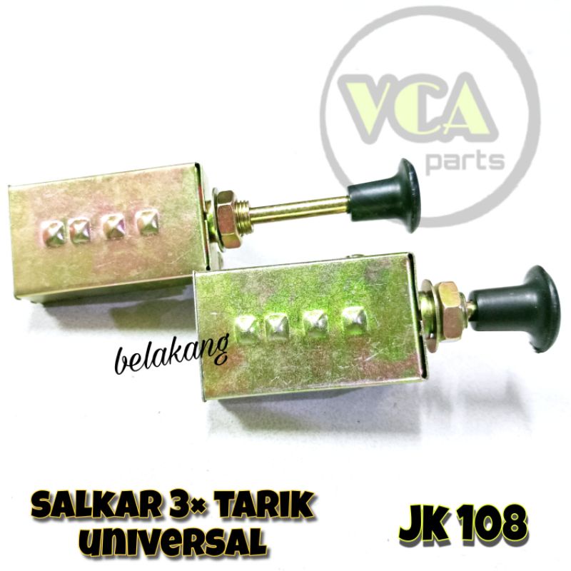 SAKLAR LAMPU 3 × TARIK MOBIL &amp; MOTOR JK 108 UNIVERSAL