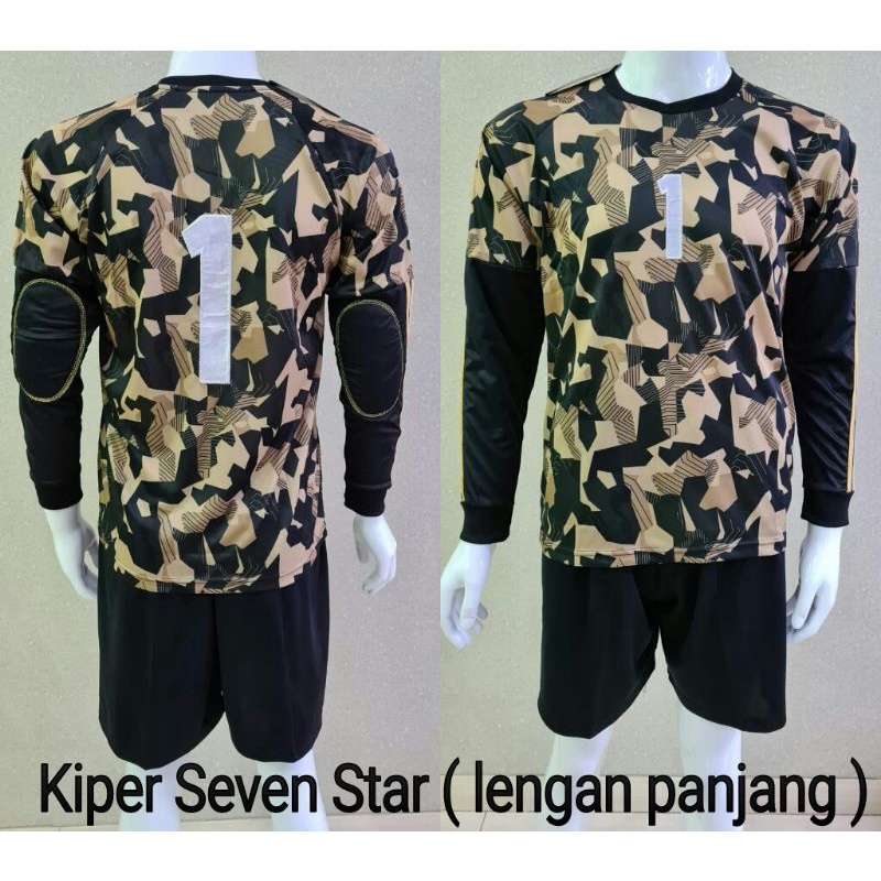 Setelan baju kiper dewasa lengan panjang Seven Star