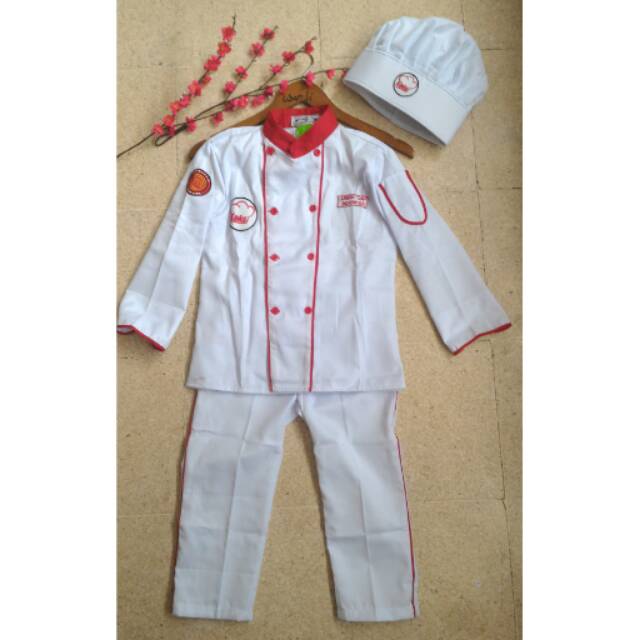 Baju Koki Masterchef Junior Anak 3-12 tahun