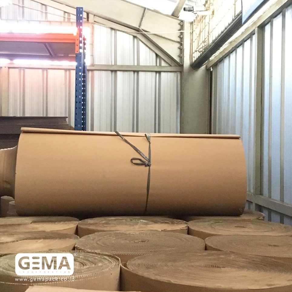 

Kardus Roll Single Face lebar 120cm x Per meter bisa untuk packing