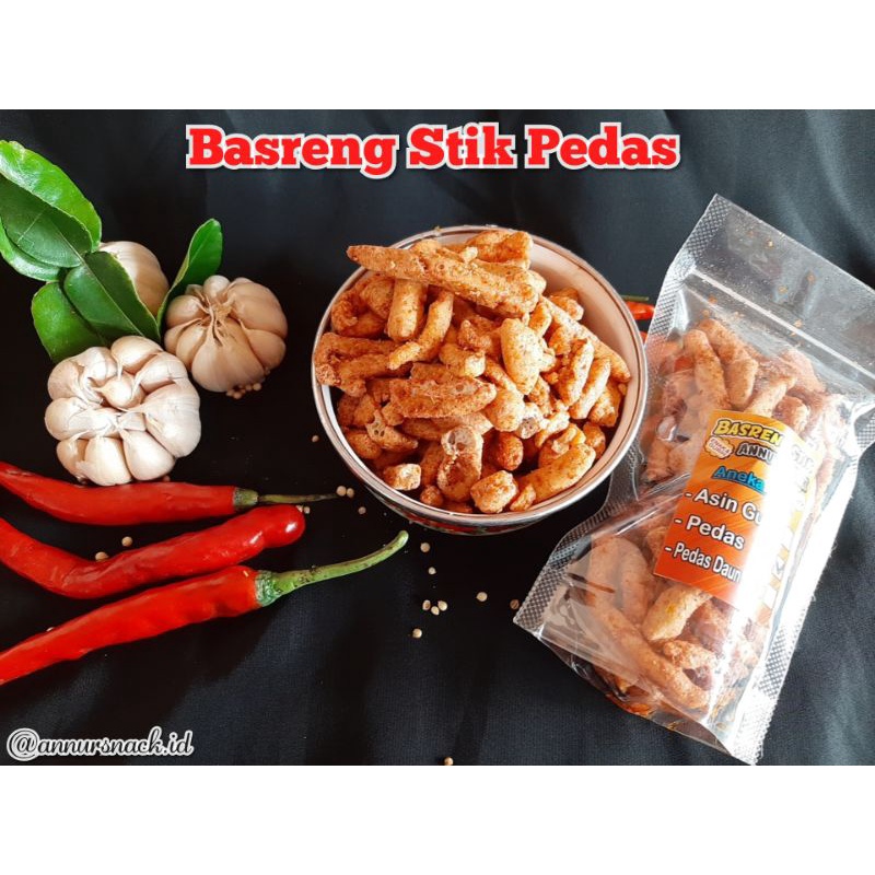 (PROMO COD) Basreng Stik Pouch 70gr