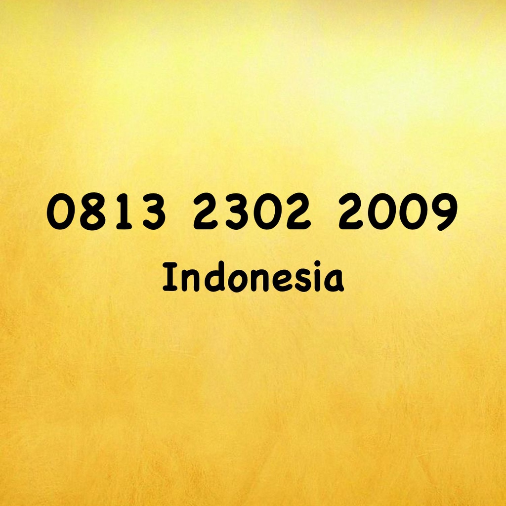 Nomor Cantik Simpati Ulang Tahun - 230209 - 2302 - 0813 23 02 2009