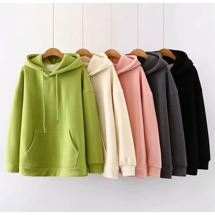 LAGI PROMO !! NEW Basic Sweater | Tebal &amp; Lembut | Sweater Hoodie Unisex | Dhea Fashion